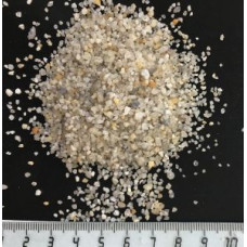 Песок кварцевый желтый окатанный фракция 0,8-2,0 мм (биг-бэг 1 т)