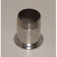 Вставка для теплообменника фланец t=3 мм 1 1/2" НР Акватехника из нержавеющей стали AISI-304 (АТ 09.05)