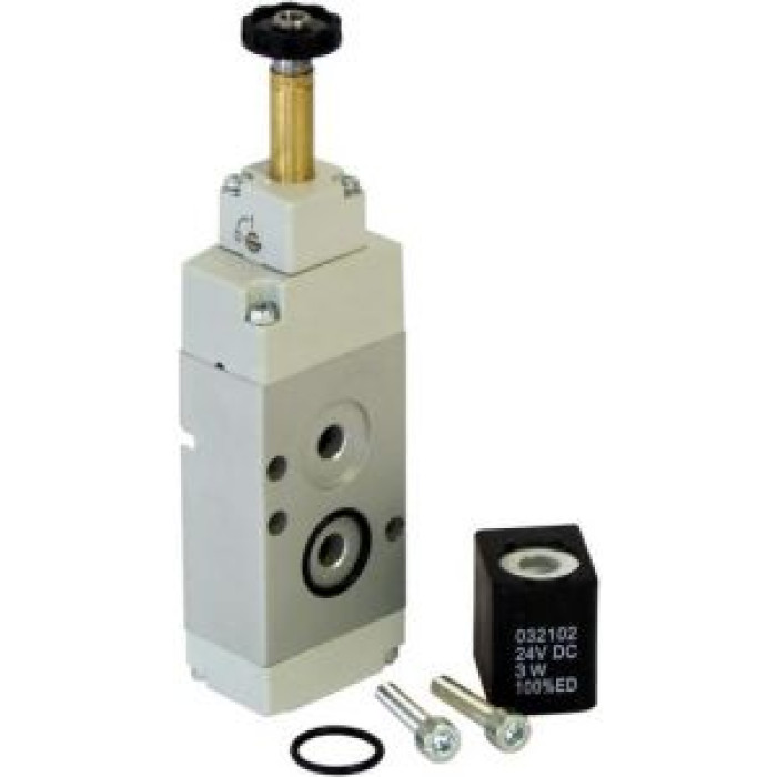 Магнитный клапан 2-х ходовый для пневмоуправления поворотного привода Dinotec (2590-001-00) Магнитный клапан 2-х ходовый для пневмоуправления поворотного привода Dinotec (2590-001-00)