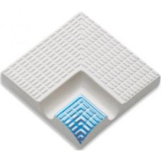 Плитка бордюрная угловая с поручнем Serapool Petit Carre голубой, 125х125 мм (30201) Плитка бордюрная угловая с поручнем Serapool Petit Carre голубой, 125х125 мм (30201)