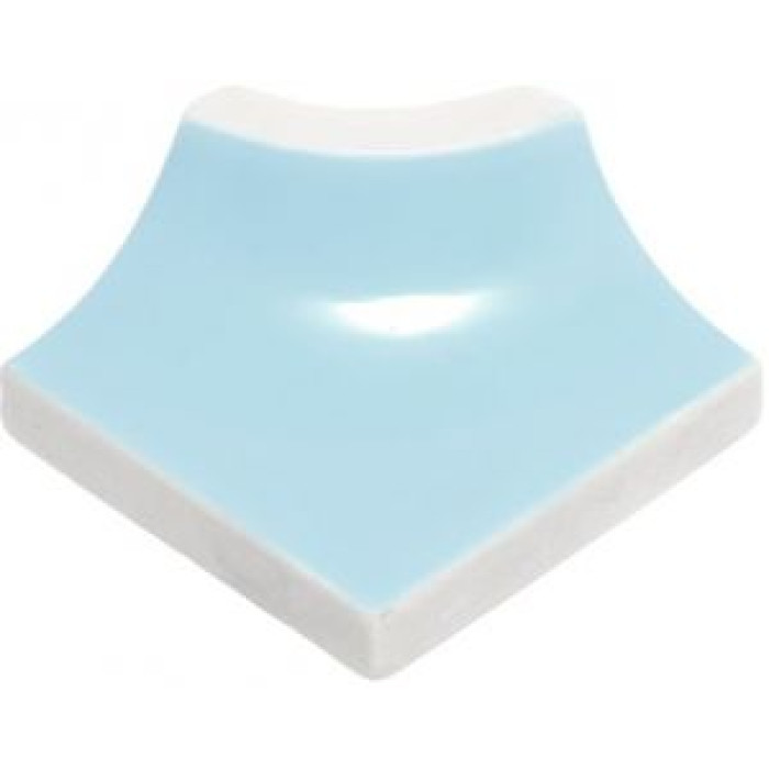 Плитка бордюрная угловая Serapool 40x40 мм, голубой (60121) Плитка бордюрная угловая Serapool 40x40 мм, голубой (60121)