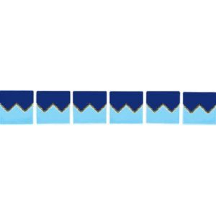 Мозаика фарфоровая Serapool Зиг-заг 50x50 мм, кобальт, светло-голубой (80152-А) Мозаика фарфоровая Serapool Зиг-заг 50x50 мм, кобальт, светло-голубой (80152-А)