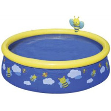 Детский надувной бассейн Bestway Пчелки с фонтаном 152x38 (57326)
