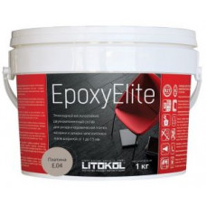 Затирочная смесь Litokol EpoxyElite двухкомпонентная эпоксидная E.04 (платина) 1 кг