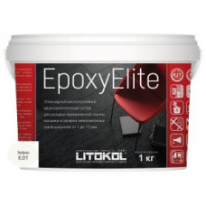 Затирочная смесь Litokol EpoxyElite двухкомпонентная эпоксидная E.01 (зефир) 1 кг