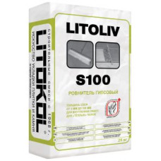 Ровнитель для пола гипсовый Litokol Litoliv S100 (серый) 25 кг