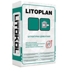 Смесь штукатурная цементная Litokol Litoplan (серый) 25 кг