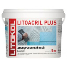 Клей дисперсионный Litokol Litoacril plus (белый) 5 кг