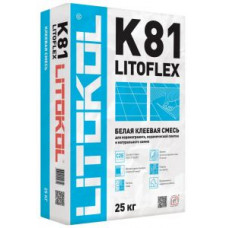 Смесь клеевая Litokol Litoflex K81 (белый) 25 кг