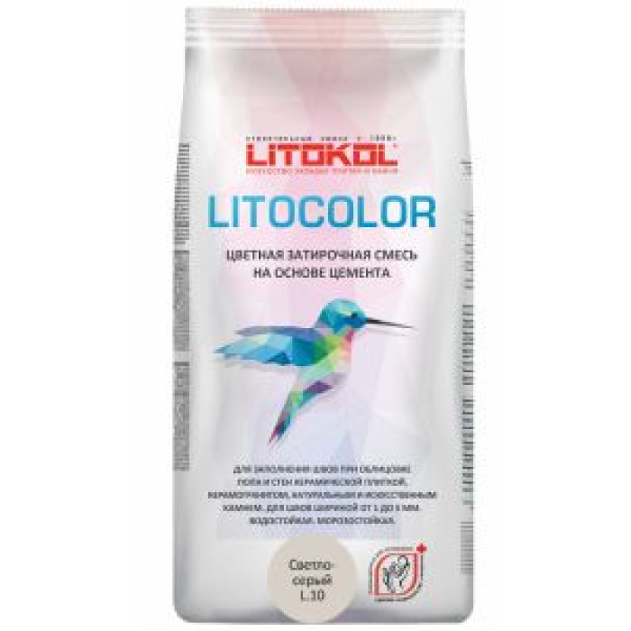 Затирочная смесь цементная Litokol Litocolor L.10 (светло-сера) 20 кг Затирочная смесь цементная Litokol Litocolor L.10 (светло-сера) 20 кг