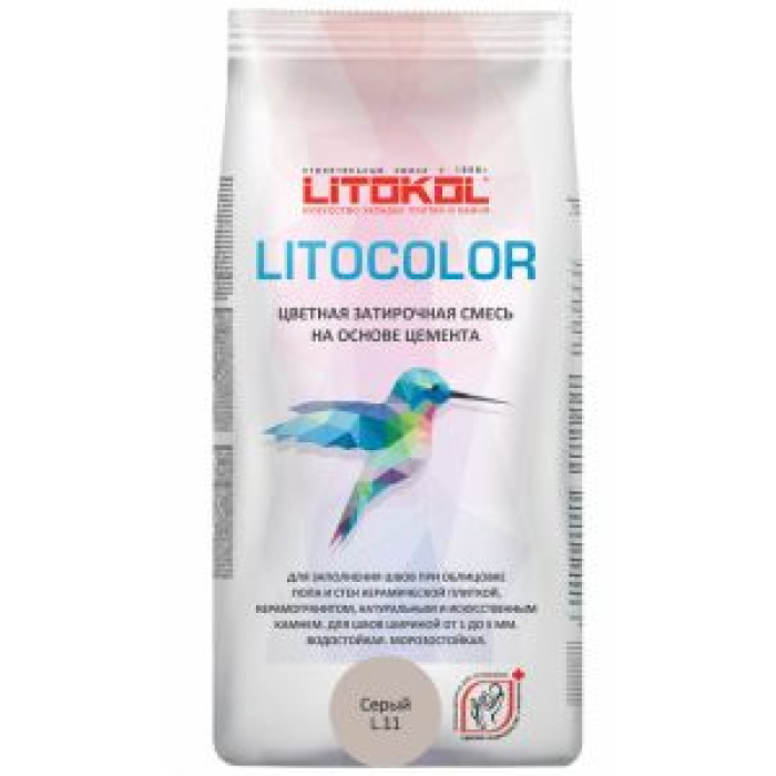 Затирочная смесь цементная Litokol Litocolor L.11 (серая) 20 кг Затирочная смесь цементная Litokol Litocolor L.11 (серая) 20 кг