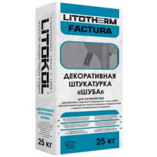 Штукатурка декоративная Litokol Litotherm Factura 1,5 мм (белый) 25 кг