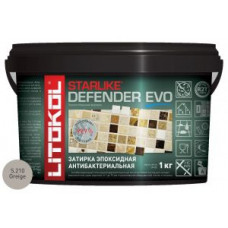 Затирочная смесь эпоксидная антибактериальная Litokol Starlike Defender EVO S.210 (Greige) 1 кг