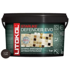 Затирочная смесь эпоксидная антибактериальная Litokol Starlike Defender EVO S.235 (Caffe) 1 кг