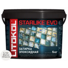 Затирочная смесь эпоксидная Litokol Starlike EVO S.102 (Bianco Ghiaccio) 5 кг