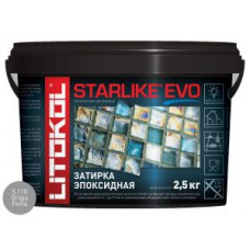 Затирочная смесь эпоксидная Litokol Starlike EVO S.110 (Grigio Perla) 2,5 кг