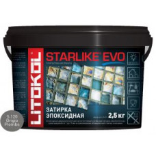 Затирочная смесь эпоксидная Litokol Starlike EVO S.120 (Grigio Piombo) 2,5 кг