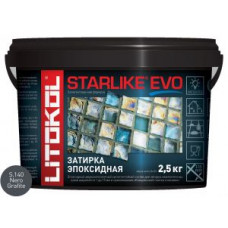 Затирочная смесь эпоксидная Litokol Starlike EVO S.140 (Nero Grafite) 2,5 кг