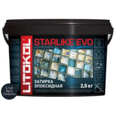 Затирочная смесь эпоксидная Litokol Starlike EVO S.145 (Nero Carbonio) 2,5 кг