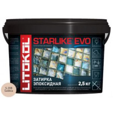 Затирочная смесь эпоксидная Litokol Starlike EVO S.208 (Sabbia) 2,5 кг