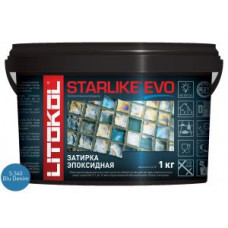 Затирочная смесь эпоксидная Litokol Starlike EVO S.340 (Blu Denim) 1 кг