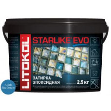 Затирочная смесь эпоксидная Litokol Starlike EVO S.340 (Blu Denim) 2,5 кг