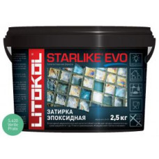 Затирочная смесь эпоксидная Litokol Starlike EVO S.420 (Verde Prato) 2,5 кг