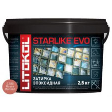 Затирочная смесь эпоксидная Litokol Starlike EVO S.580 (Rosso Mattone) 2,5 кг