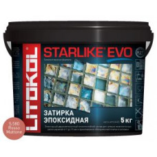 Затирочная смесь эпоксидная Litokol Starlike EVO S.580 (Rosso Mattone) 5 кг