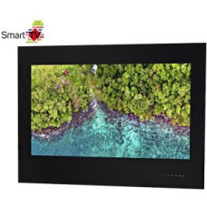 Влагостойкий встраиваемый телевизор для бассейна и ванной 32'' Avel, черная рамка (AVS325SM, Black 2023 Smart)