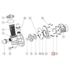 Болт крышки задней насоса Emaux SS (03011035)