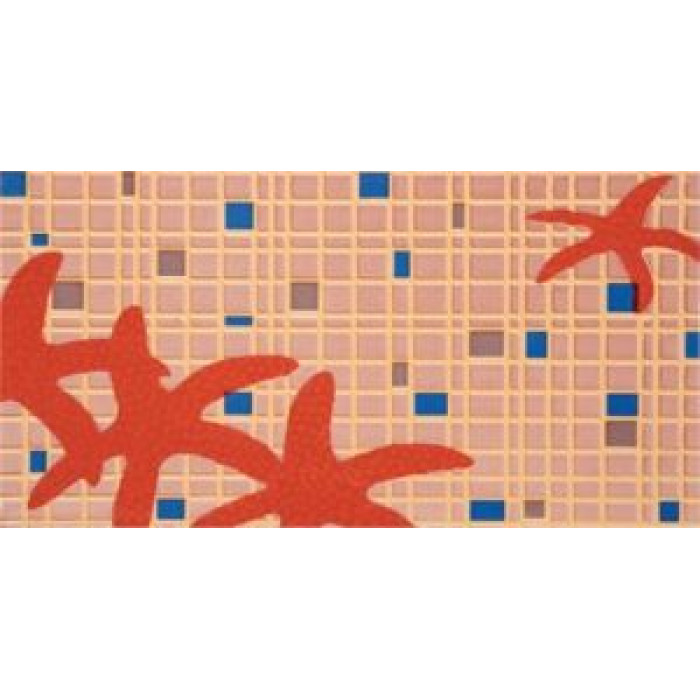 Плитка бордюрная Serapool Морская звезда, 140х250 мм (T8013) Плитка бордюрная Serapool Морская звезда, 140х250 мм (T8013)
