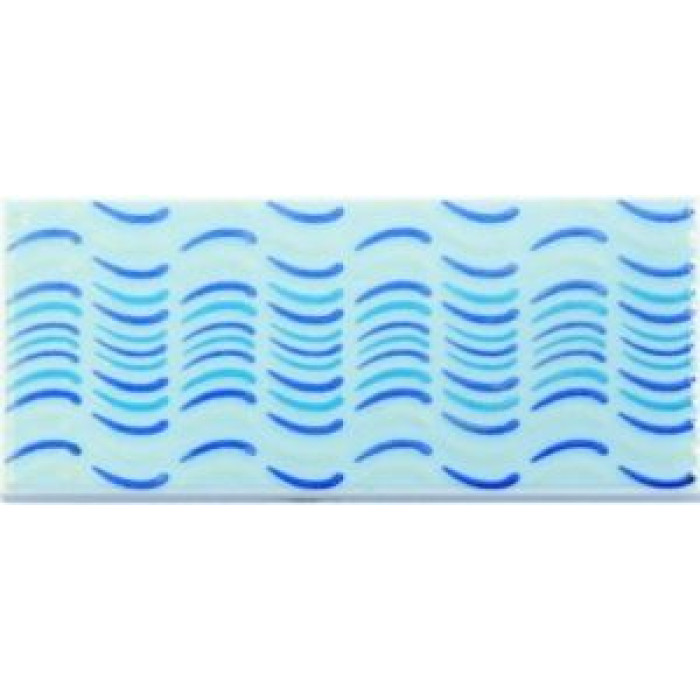 Плитка бордюрная Serapool Онде, 125х250 мм (F8007) Плитка бордюрная Serapool Онде, 125х250 мм (F8007)