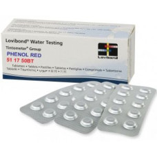 Таблетки для тестера Lovibond 2000+ PHENOL RED (уровень рН) 100 шт. (511750BT)