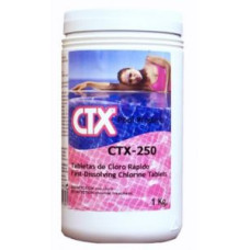 Хлор быстрорастворимый стабилизированный в таблетках CTX-250 (20 г) 1 кг