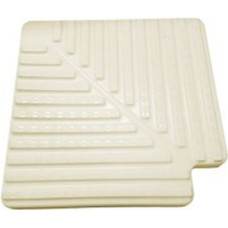 Угловой элемент 90° Astral Pool для переливной решетки 195х22 мм, слоновая кость (00225CL90) Угловой элемент 90° Astral Pool для переливной решетки 195х22 мм, слоновая кость (00225CL90)