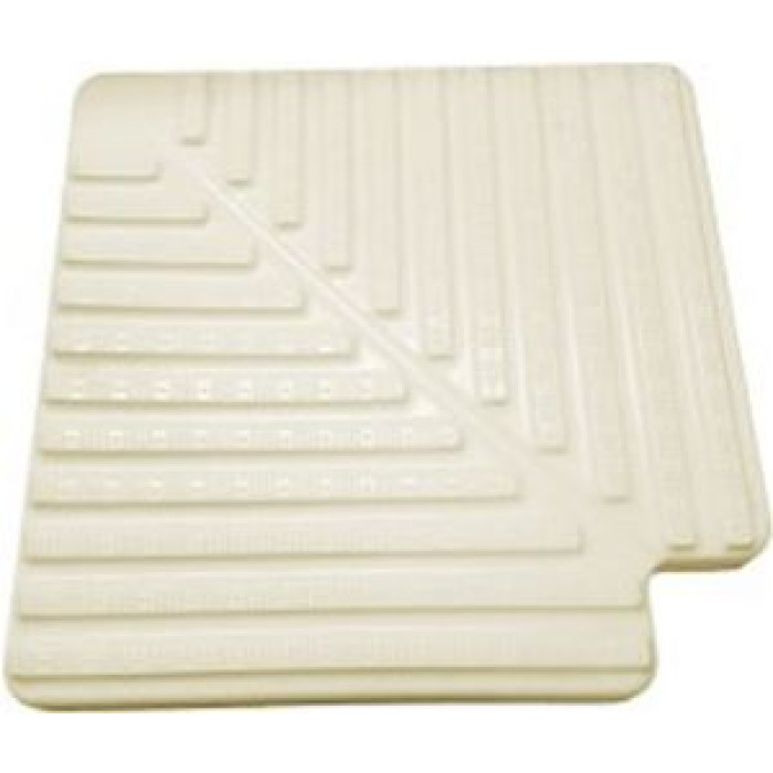 Угловой элемент 90° Astral Pool для переливной решетки 195х22 мм, слоновая кость (00225CL90) Угловой элемент 90° Astral Pool для переливной решетки 195х22 мм, слоновая кость (00225CL90)