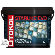 Затирочная смесь Litokol STARLIKE EVO Bianco Assoluto S.100 (белый) 5 кг