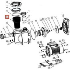 Корзина префильтра для насоса Mayer Schwimmbad LX SGP (A34080044)