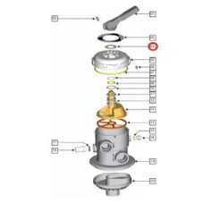 Шайба рукоятки для 6-позиционного вентиля IML PS-6403 (PS610104)