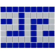 Фриз греческий Aquaviva Cristall сине-белый (B/W)