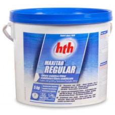 Медленный стабилизированный хлор hth Maxitab Regular в таблетках по 200 гр., 5 кг (упаковка 4 шт.) C800503H8