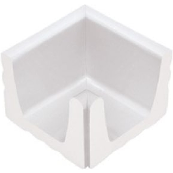 Угловой элемент переливного водоотводного канала Serapool 150x150 мм, белый (K133) Угловой элемент переливного водоотводного канала Serapool 150x150 мм, белый (K133)