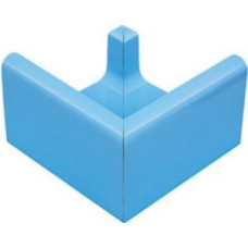 Угловой элемент переливного водоотводного канала Serapool 155x155 мм, голубой (K141)