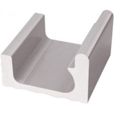 Переливной водоотводный канал Serapool с поручнем 234x250 мм, серый (K309.1)