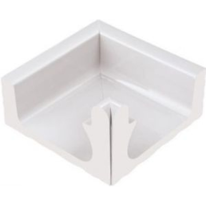 Угловой элемент переливного водоотводного канала Serapool с поручнем 234x234 мм, белый (K333) Угловой элемент переливного водоотводного канала Serapool с поручнем 234x234 мм, белый (K333)