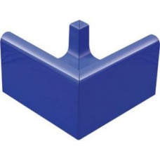 Угловой элемент переливного водоотводного канала Serapool 254x254 мм, кобальт (K347)