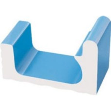 Переливной водоотводный канал Serapool с поручнем 234x125 мм, голубой (K351)