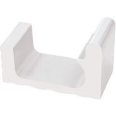 Переливной водоотводный канал Serapool с поручнем 234x125 мм, белый (K353)