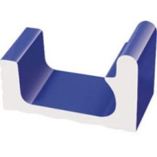 Переливной водоотводный канал Serapool с поручнем 234x125 мм, кобальт (K357)